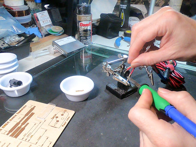 Backfill with solder